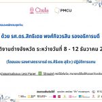 รศ.ดร.สิทธิเดช พงศ์กิจวรสิน  รองอธิการบดี (ปฏิบัติงานต่างจังหวัด)